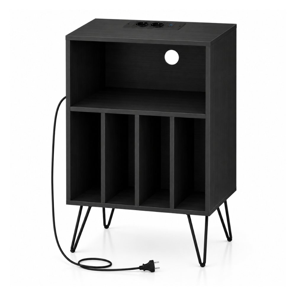 Meuble platine vinyle avec charge | Le Comptoir du Mélomane