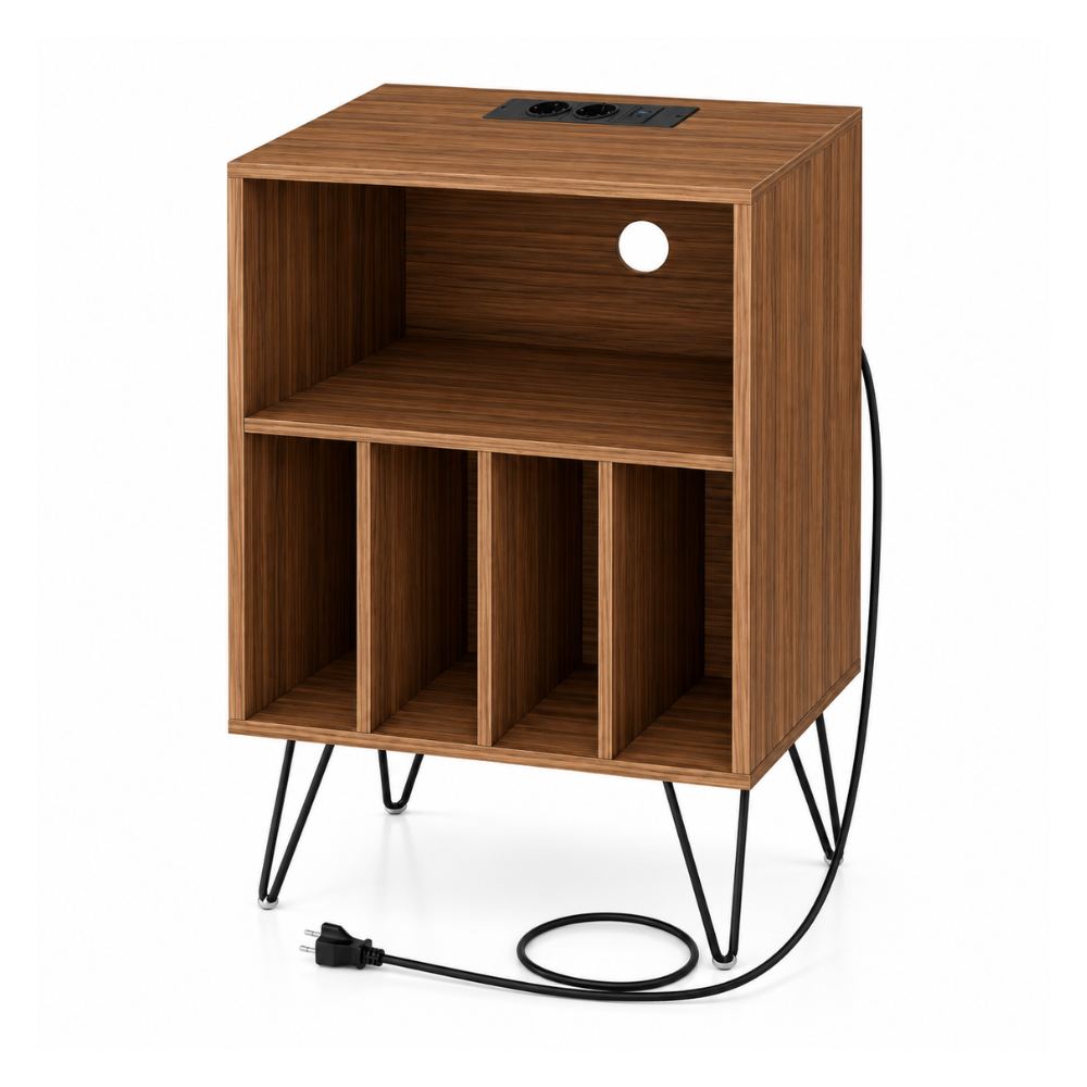 Meuble platine vinyle avec charge | Le Comptoir du Mélomane