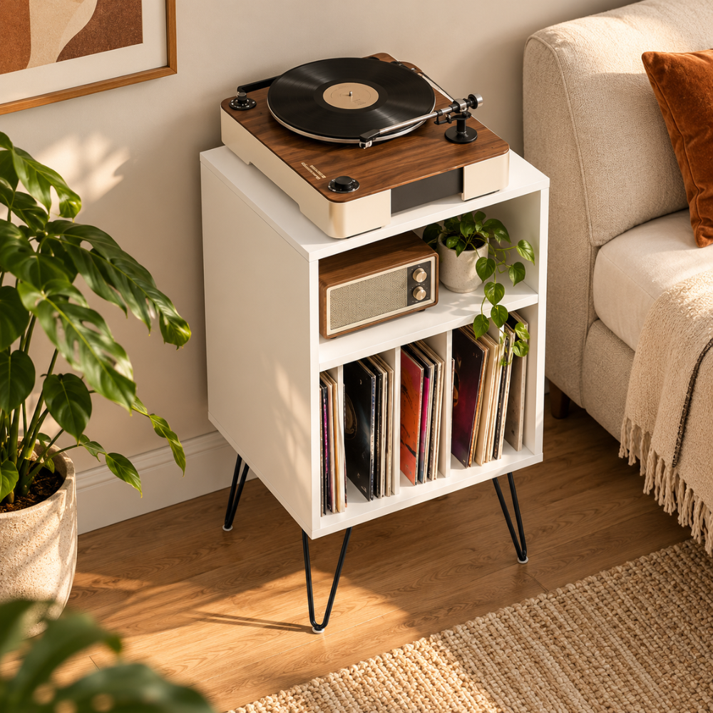Meuble platine vinyle avec charge | Le Comptoir du Mélomane