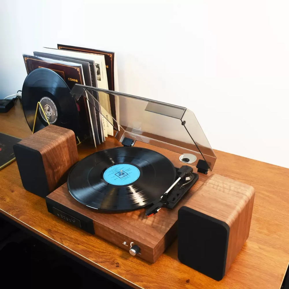 Platine vinyle et ses enceintes | Le Cabinet Sonore