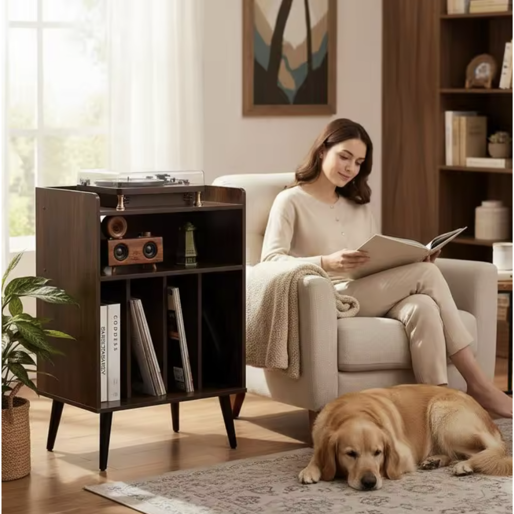 Meuble vinyle à 3 niveaux | Le Cabinet du Collectionneur