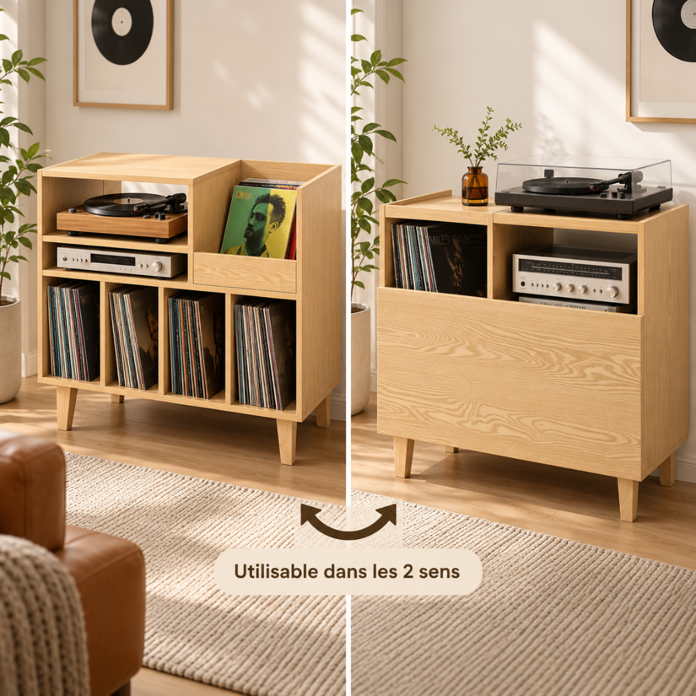 Meuble pour platine vinyle | Le Grand Cabinet Sonore