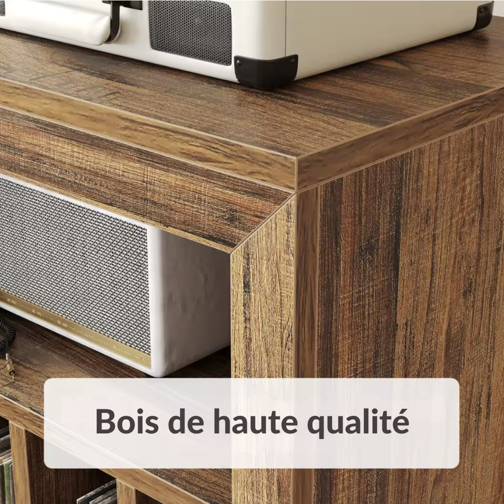 Meuble moderne pour platine vinyle | Le Vestiaire à Disques