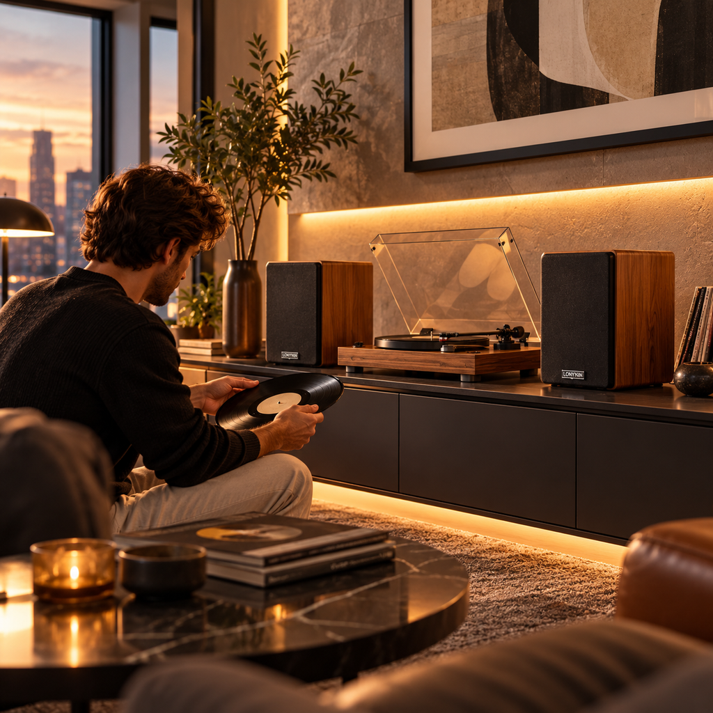 Enceintes HiFi 2.0 en bois | Les Complices